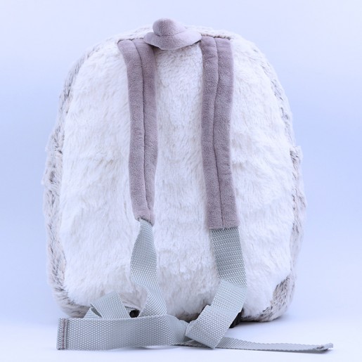 Sac à dos peluche ultra doux HUSKY avec doudou amovible